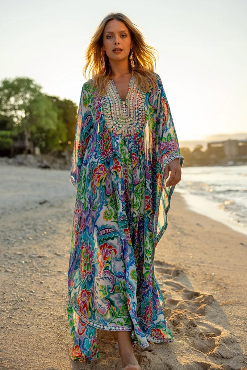 Aquarelle Kaftan - Multi