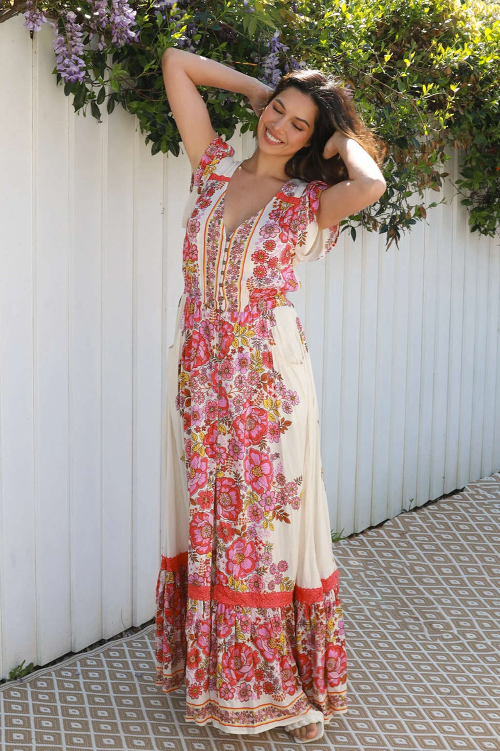 Ariah Maxi Dress - Bouquet