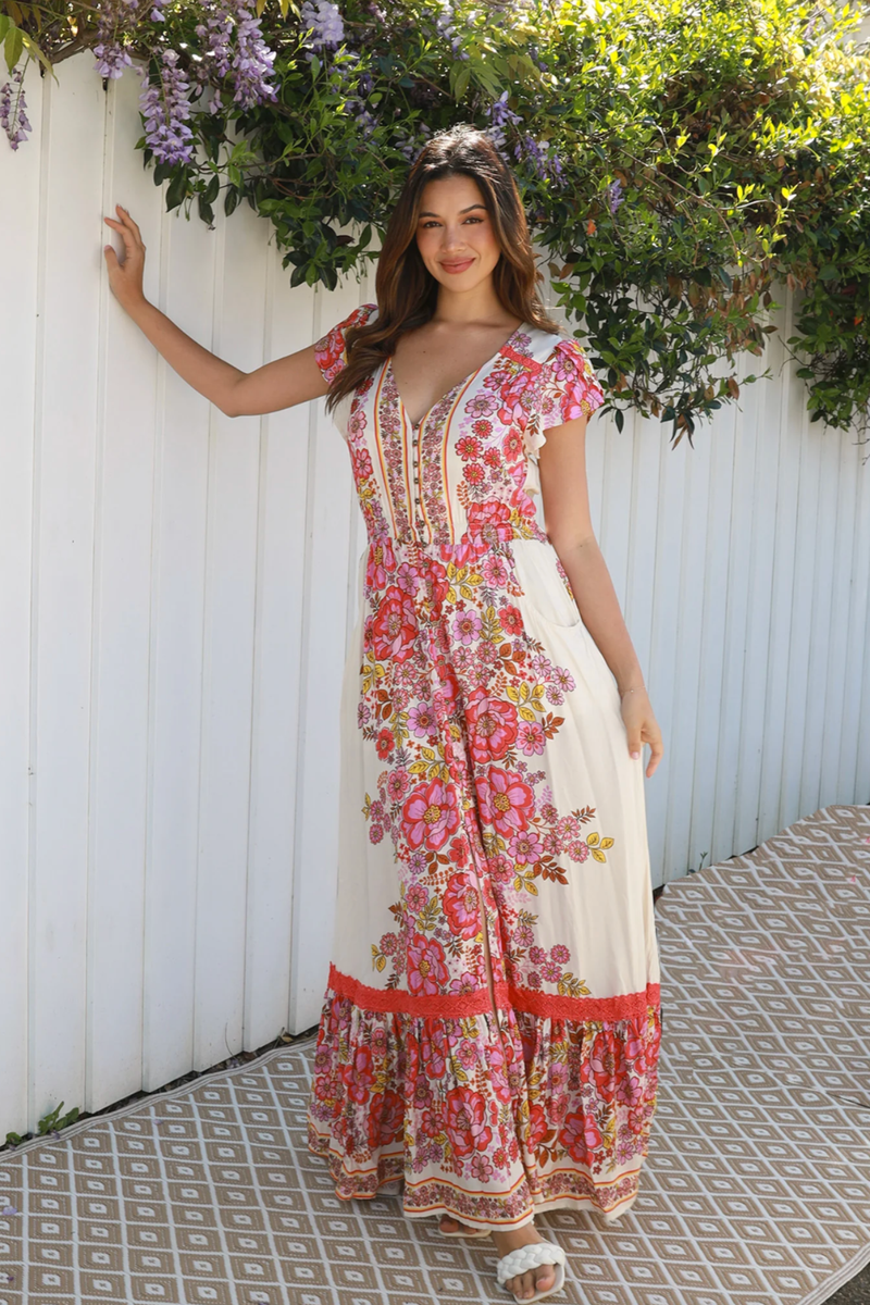 Ariah Maxi Dress - Bouquet