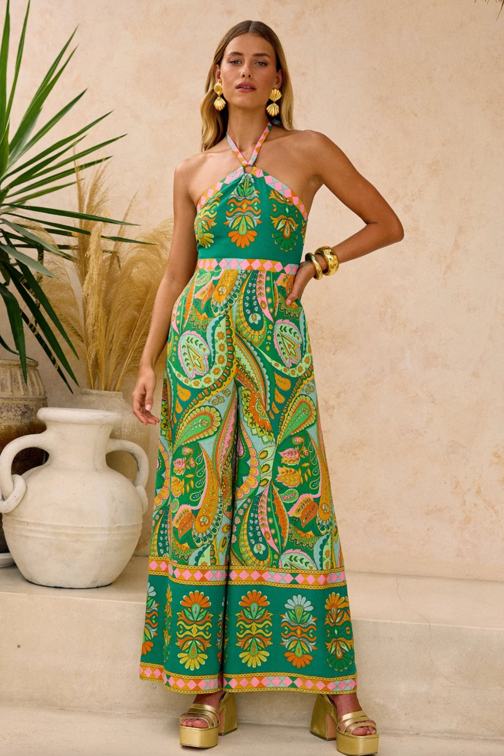 Calypso Jumpsuit - Eden