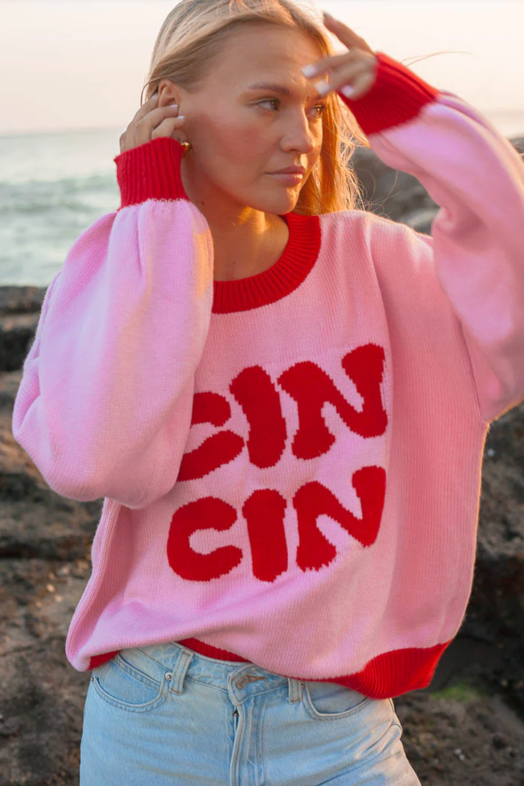 Cin Cin Crew Sweater