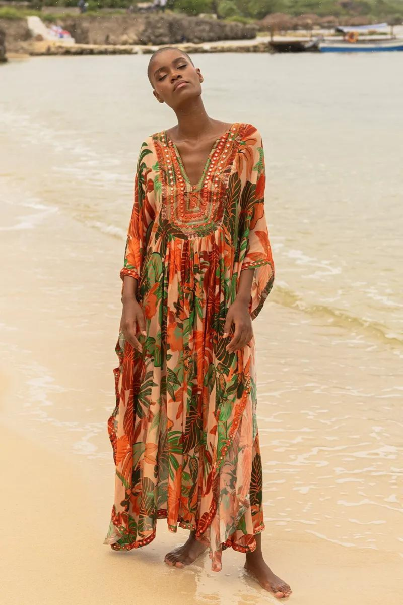 Delfina Kaftan - Peach