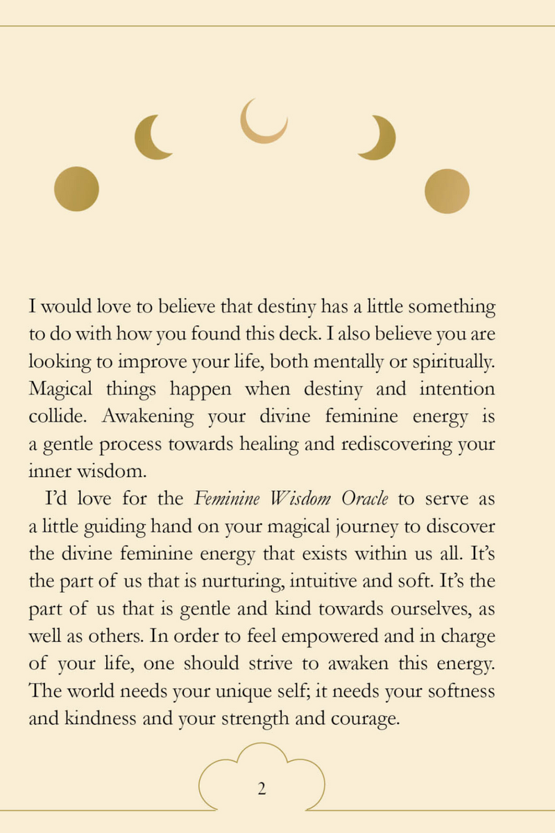 Feminine Wisdom Oracle Card Deck