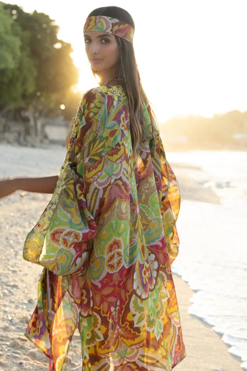 Flame Kimono - Multicolour