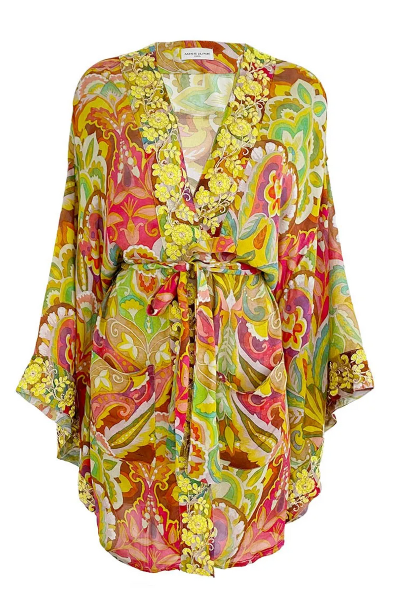 Flame Kimono - Multicolour