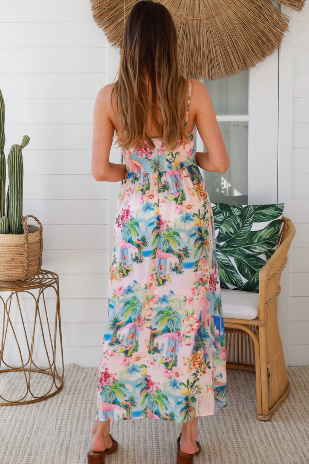 Georgina Slip Dress -Maui