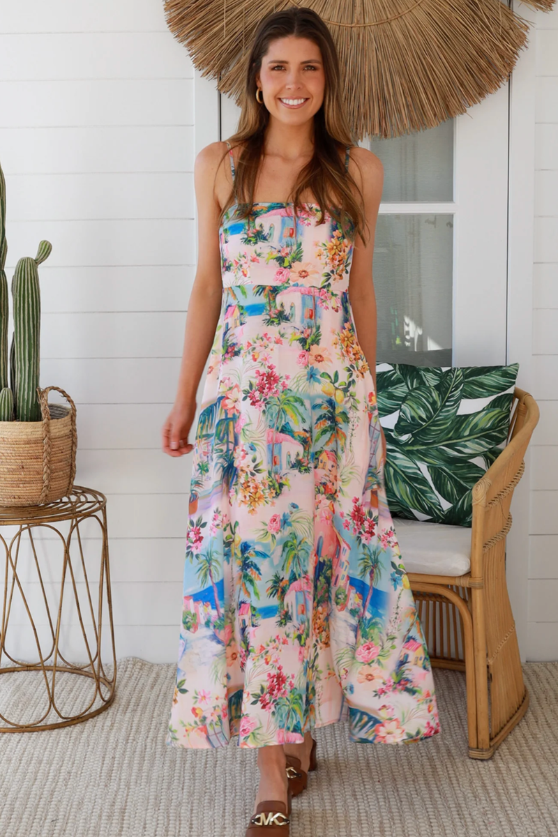 Georgina Slip Dress -Maui