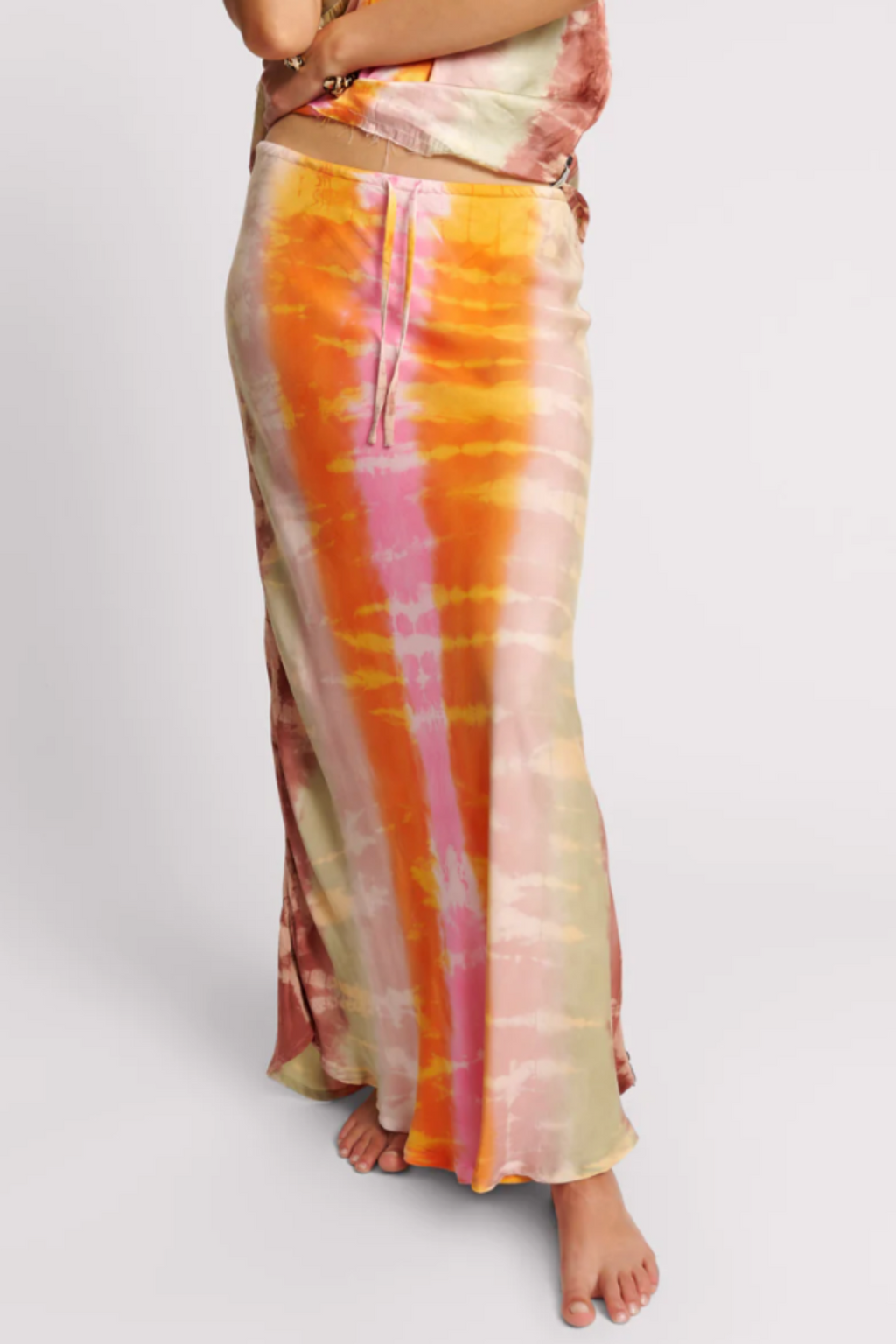 Hand Dyed Slip Skirt - Mirage