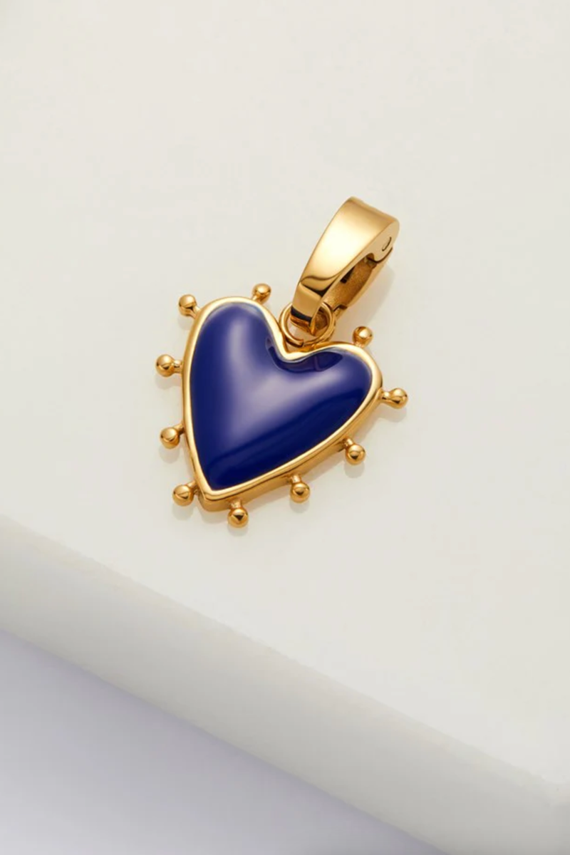 Charm - Heart Blue