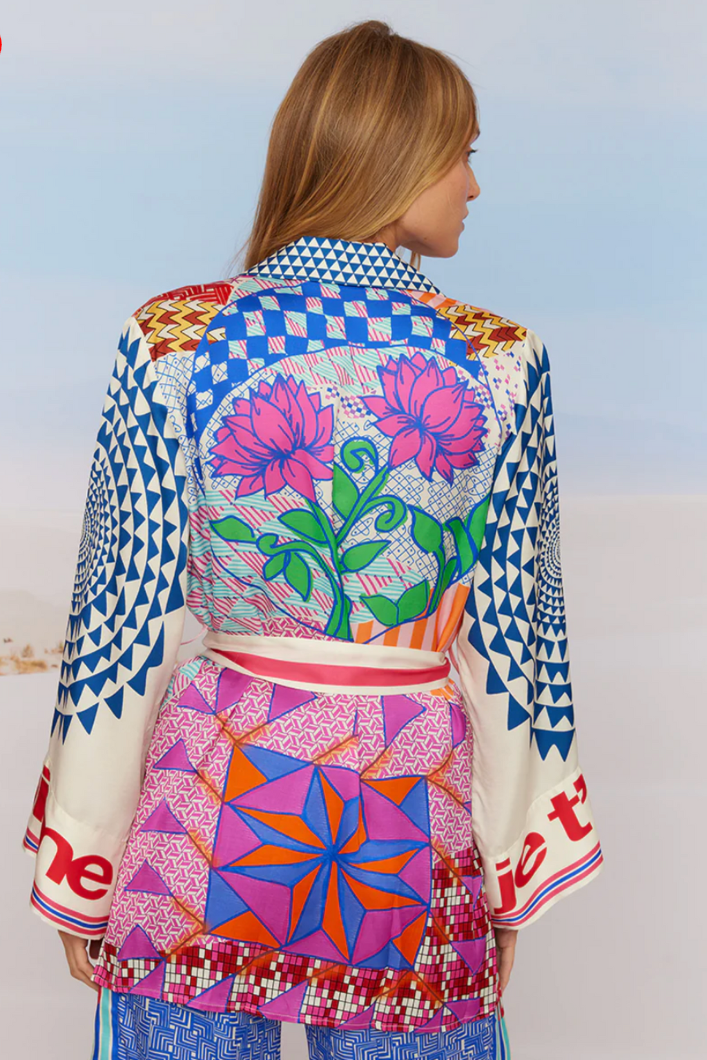 Isabella Kimono Belted Jacket - Rangoli