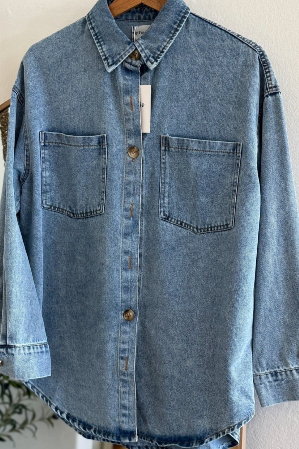 La Sirena Shacket - Blue Denim