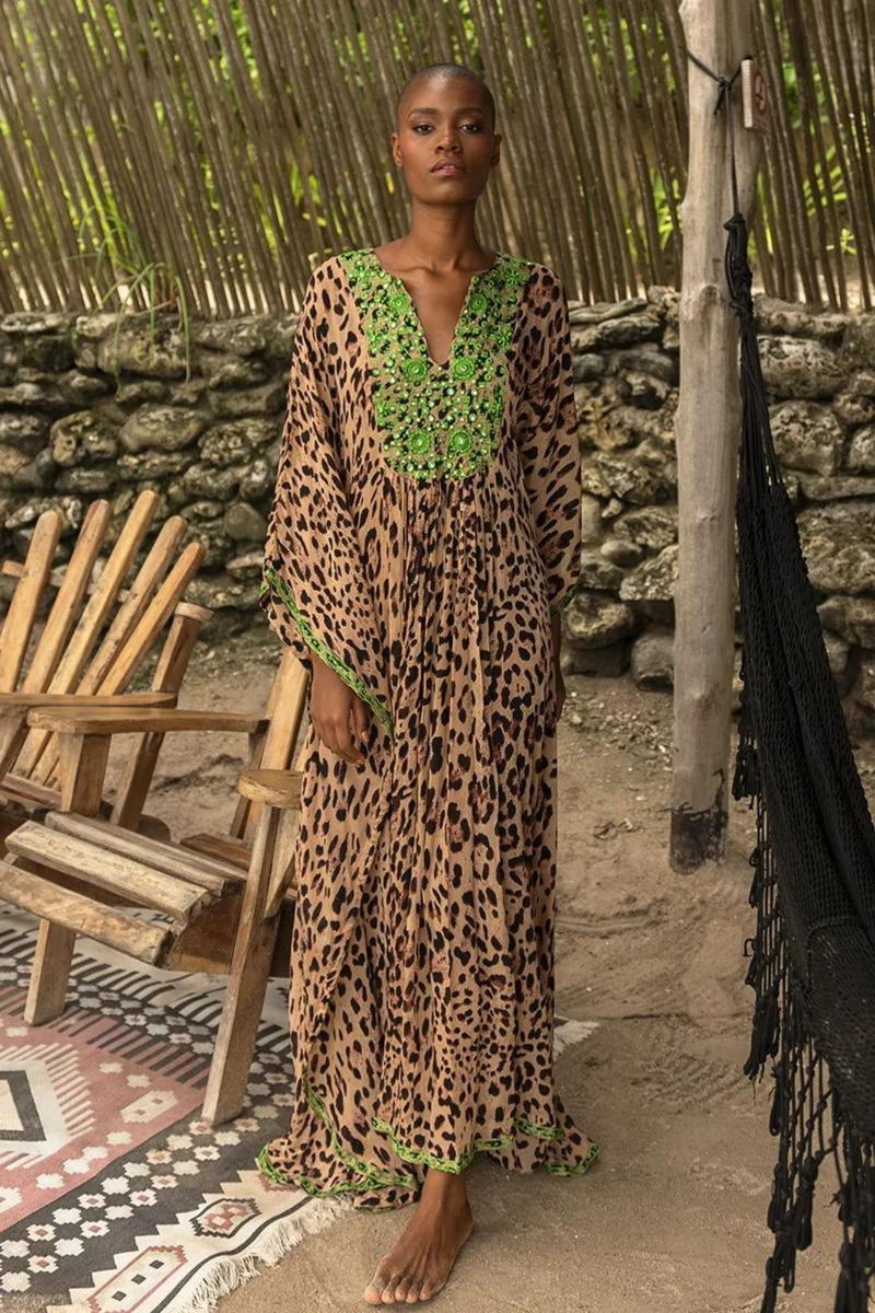 Lourdes Kaftan - Green