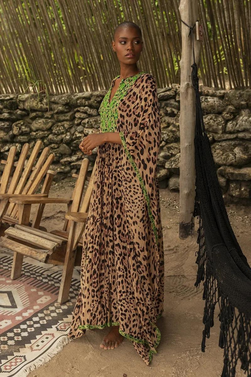 Lourdes Kaftan - Green