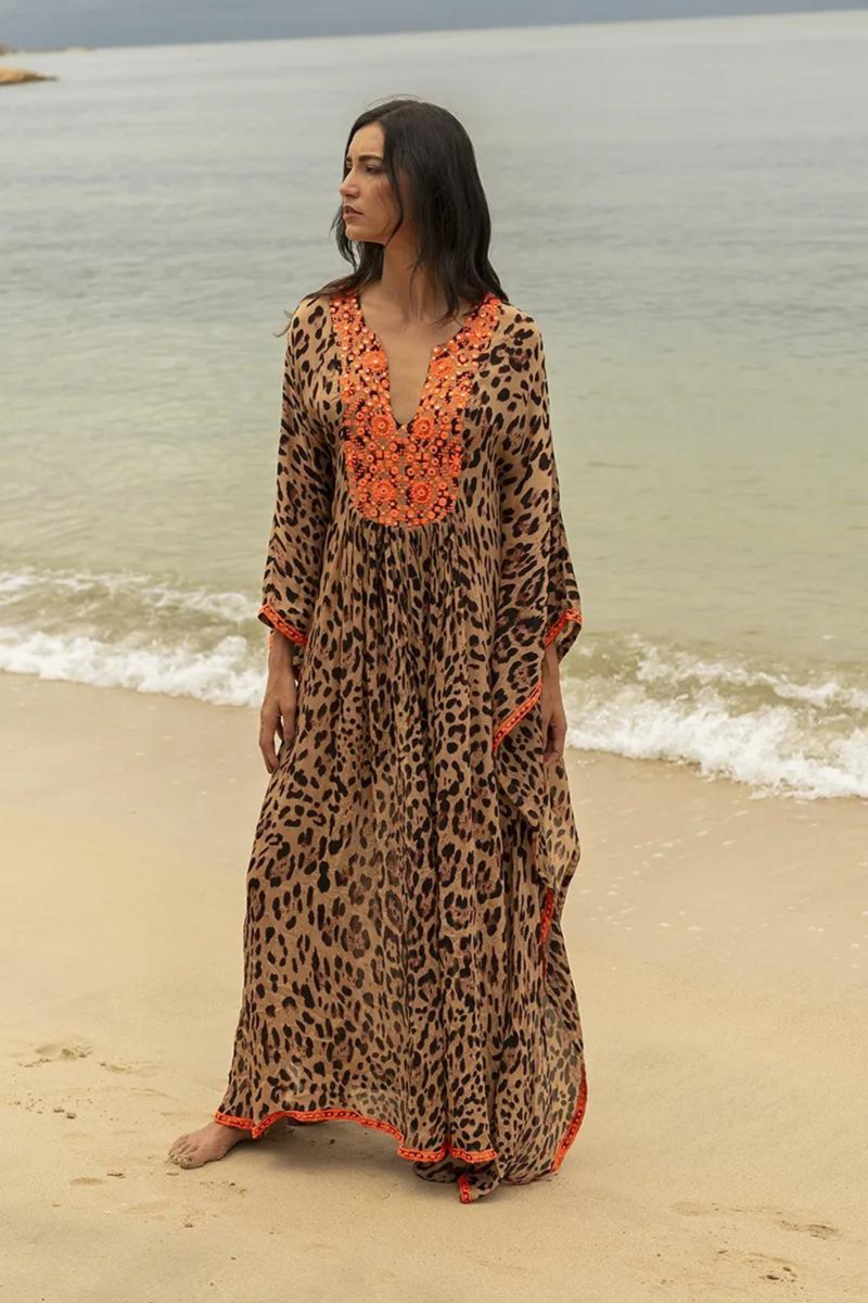 Lourdes Kaftan - Orange