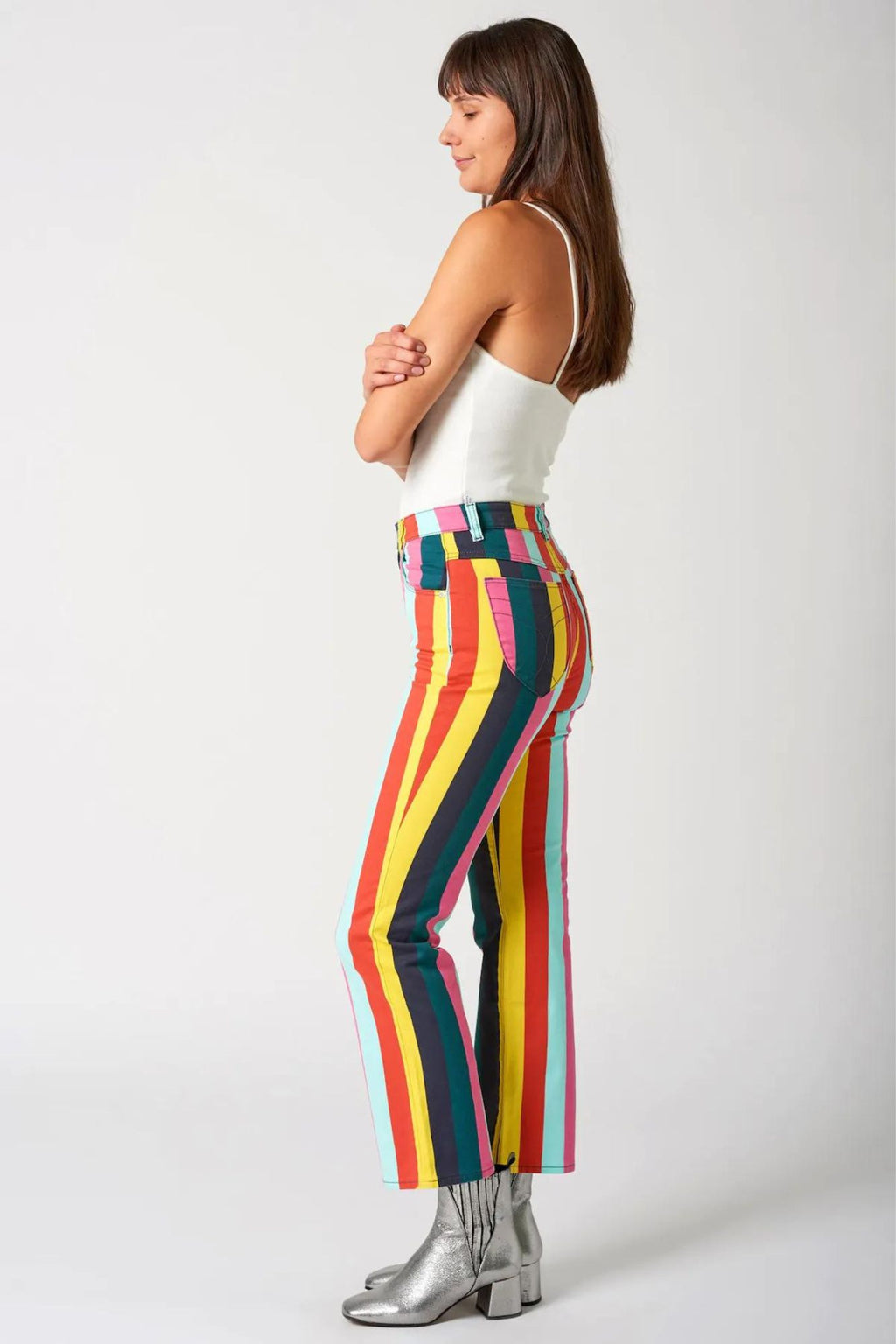 Original Straight Pants - Covergirl Stripe