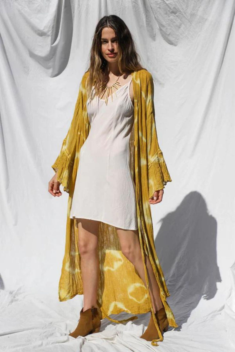 Priestess Kimono - Whiskey Tie Dye
