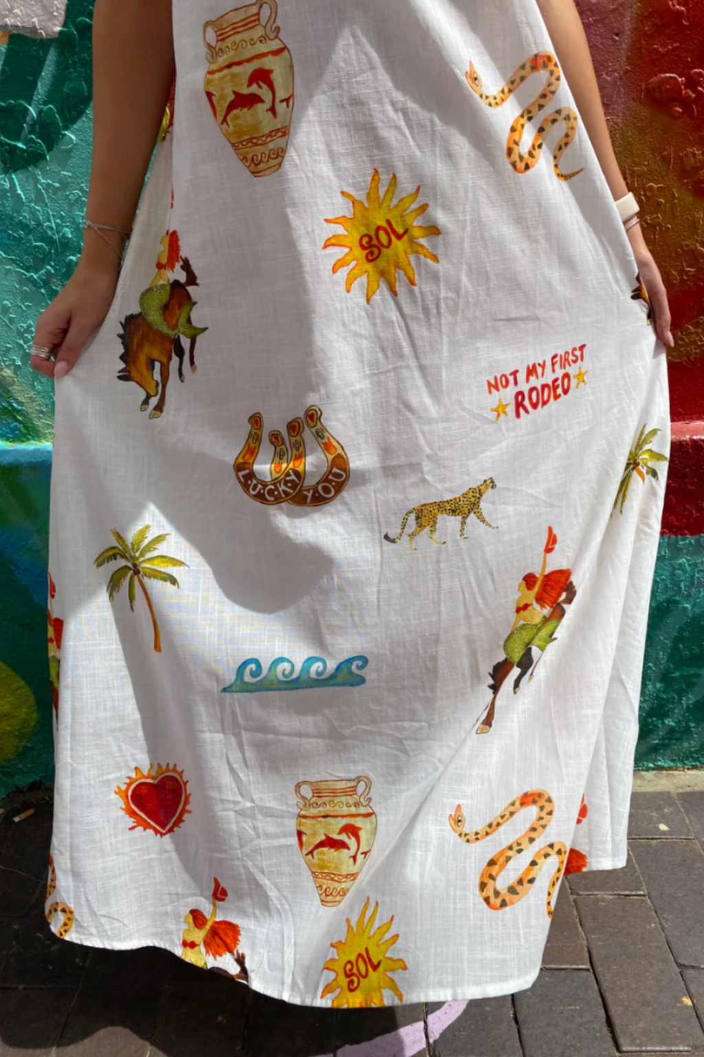 Mermaid Rodeo Strapless Maxi Dress