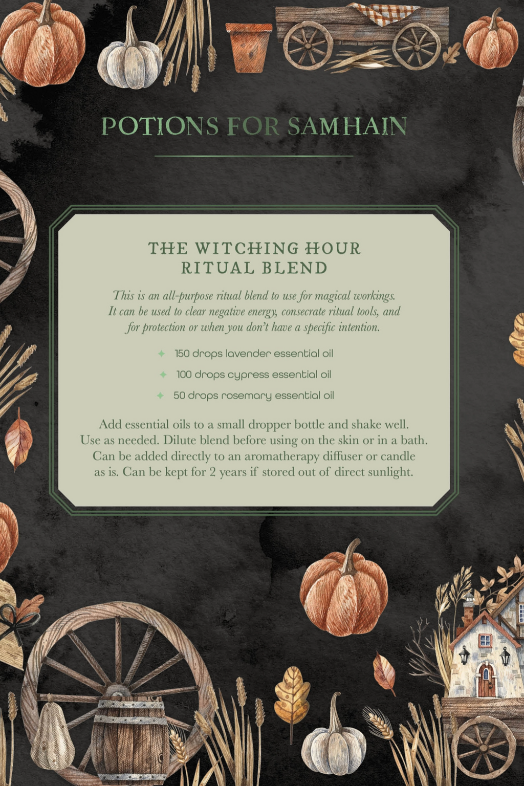 The Witch's Apothecary Card Deck