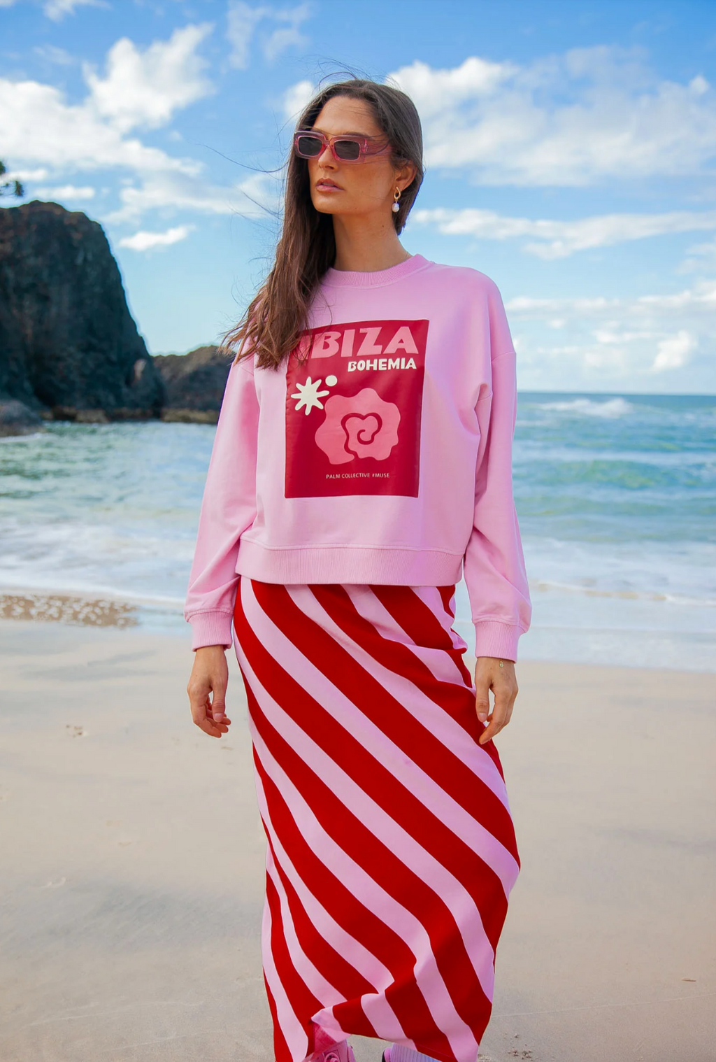 Ziggy Stripe Skirt