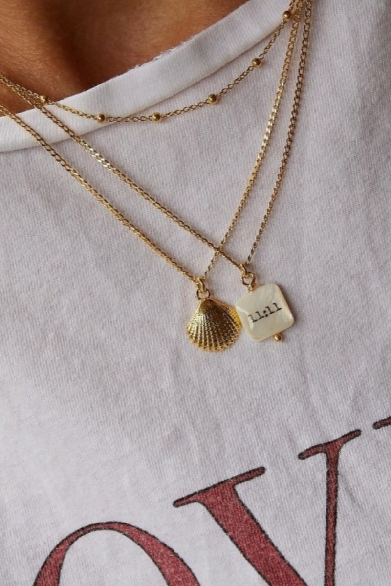 Gold Shell Necklace