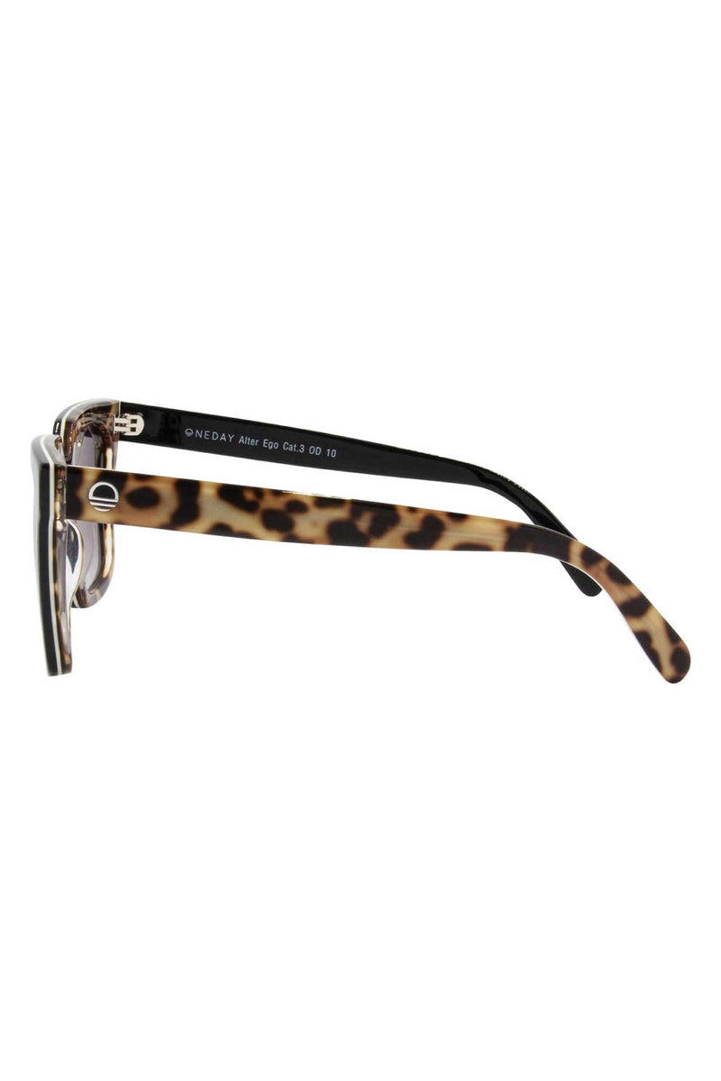 Alter Ego Sunglasses - Leopard Smoke