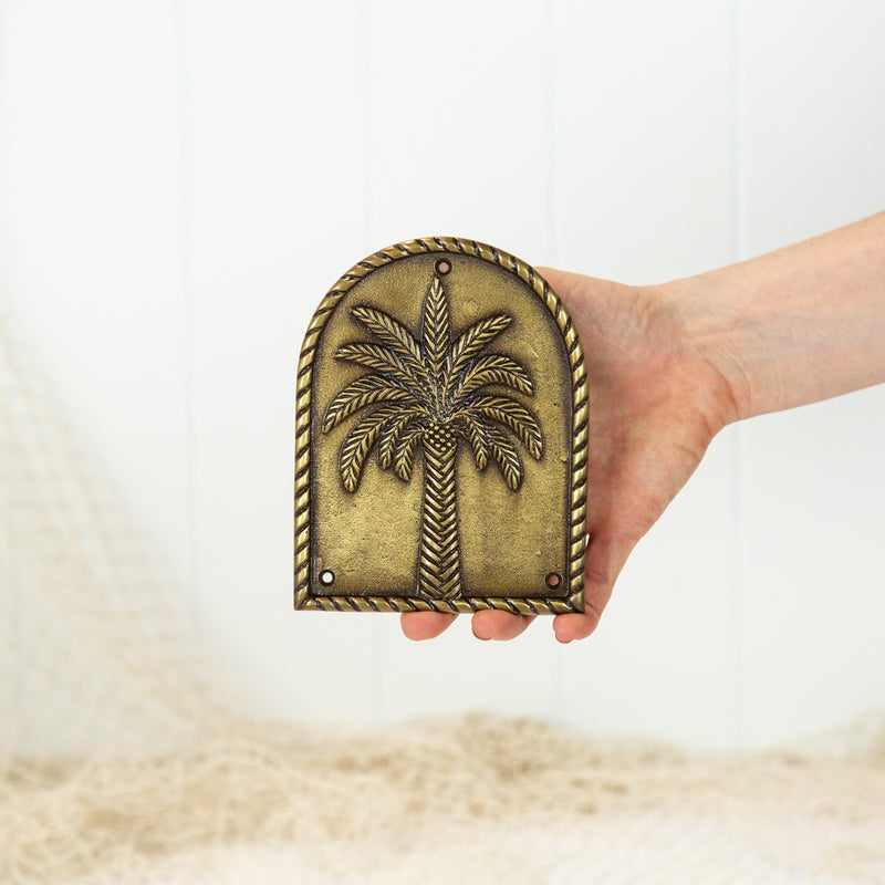 Palm Tree Plaque Arch 0350