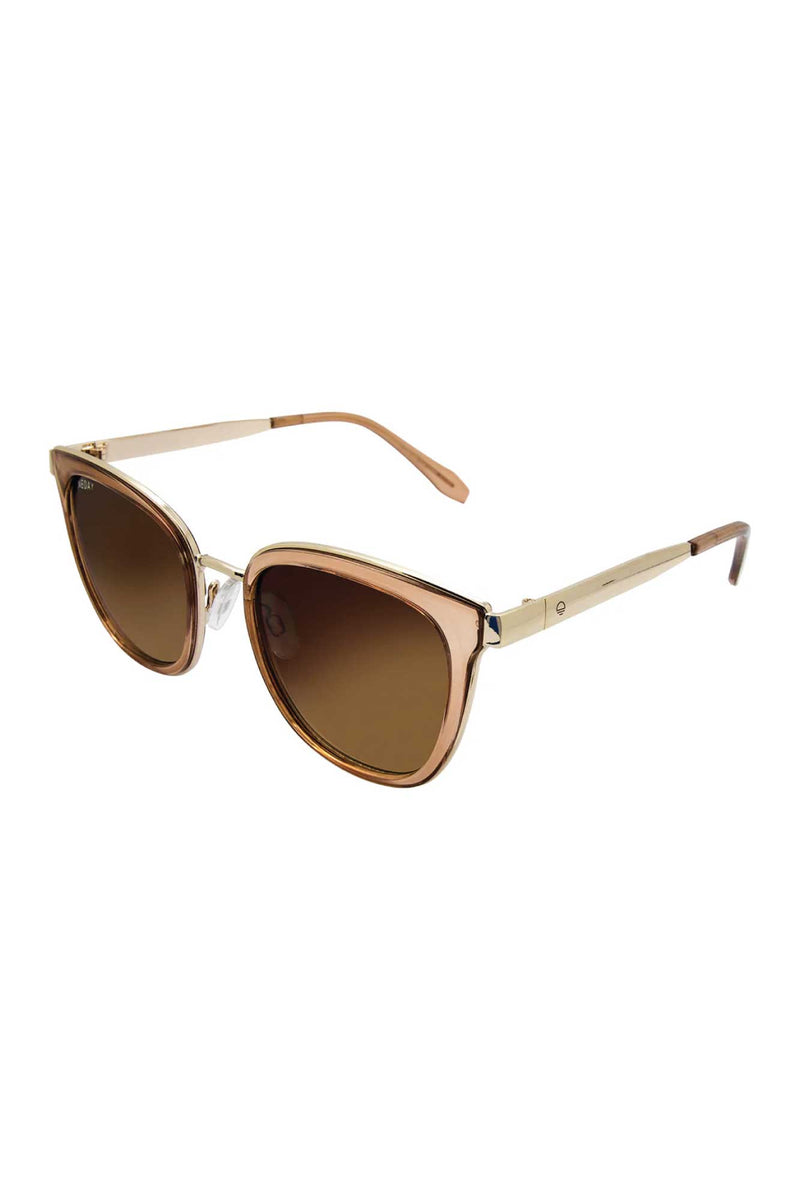Jet Setter Sunglasses - Brown Brown