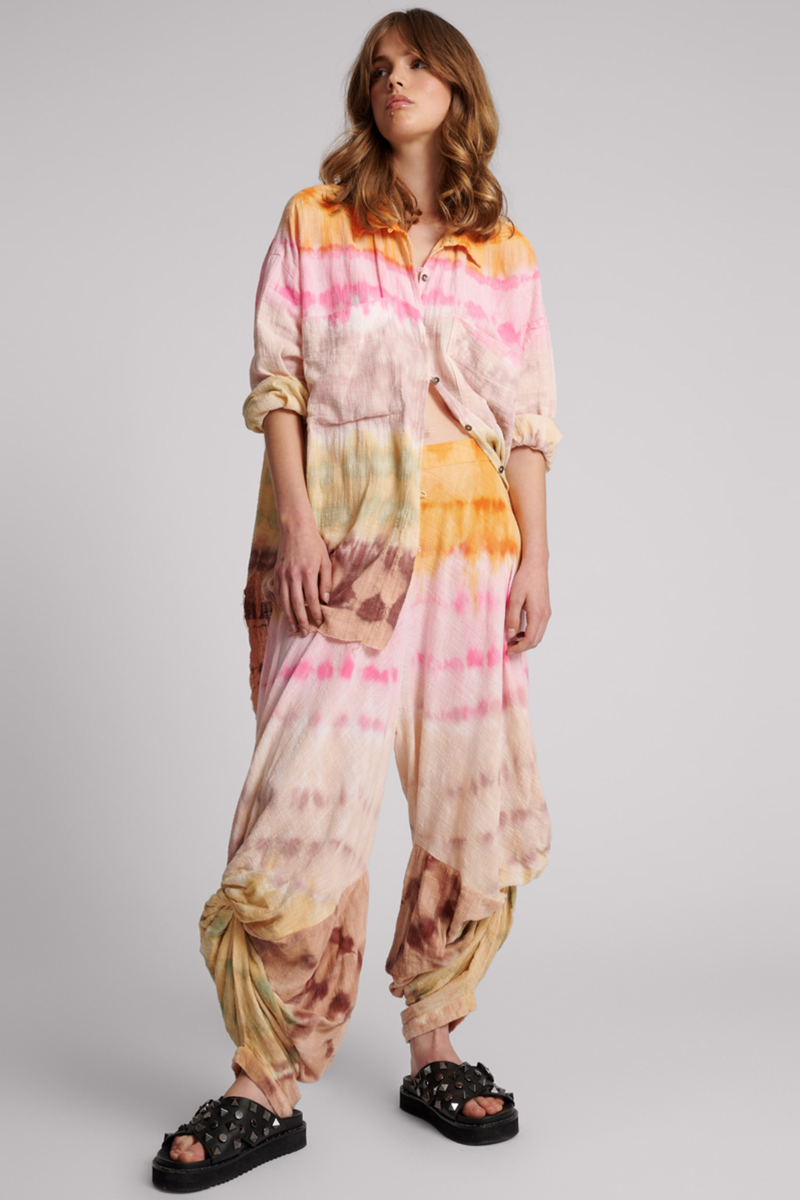 Muslin Gypsy Harem Pants - Mirage