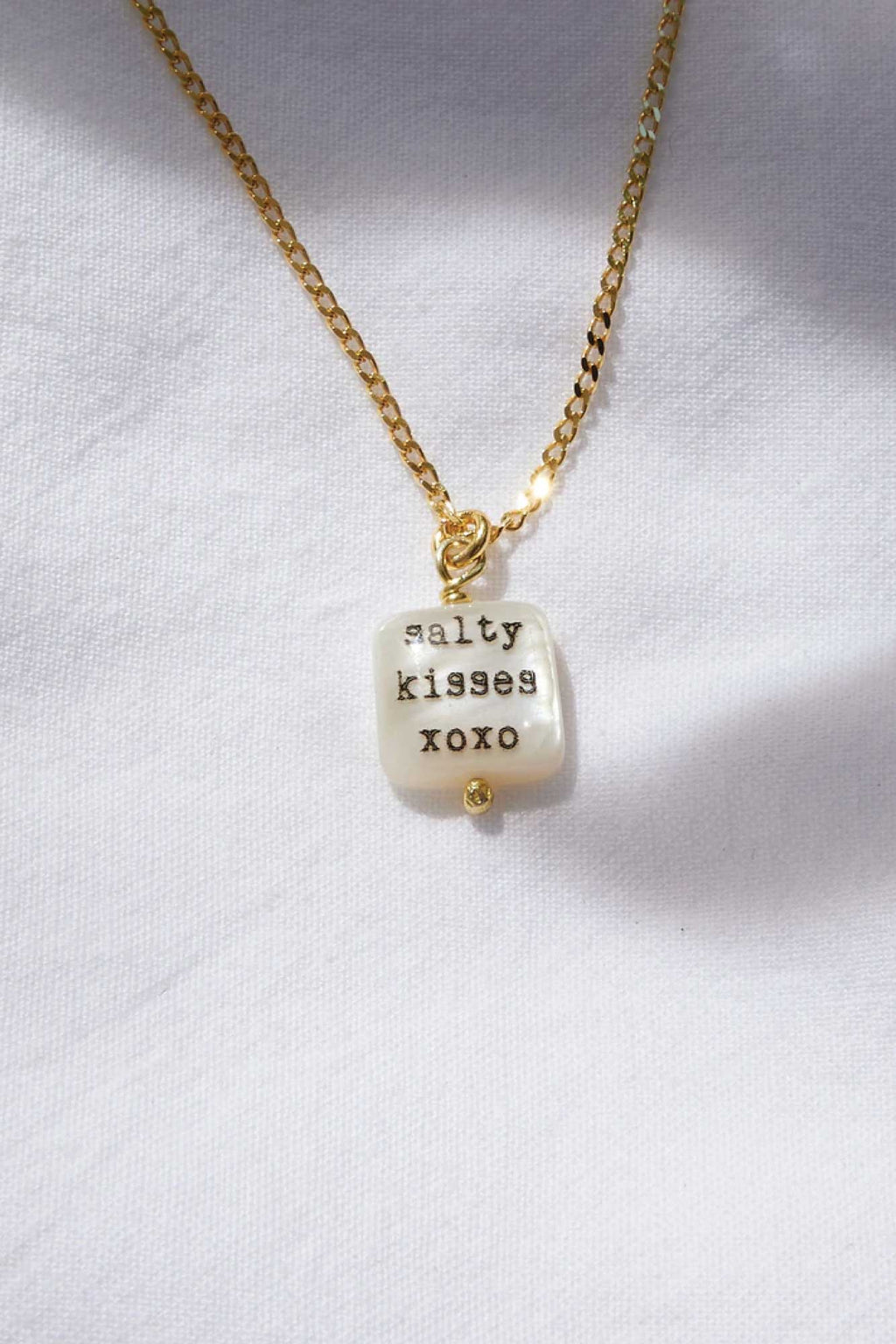 Salty Kisses XOXO Necklace